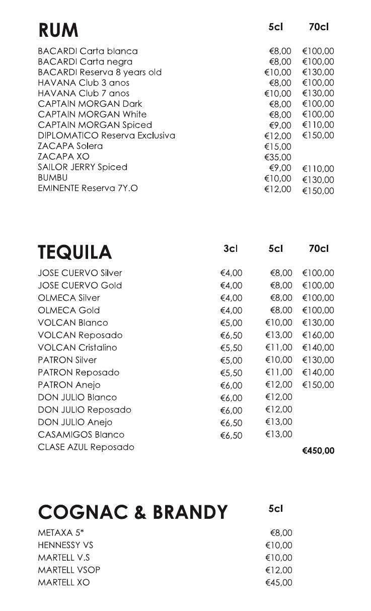 Drinks menu · page 6