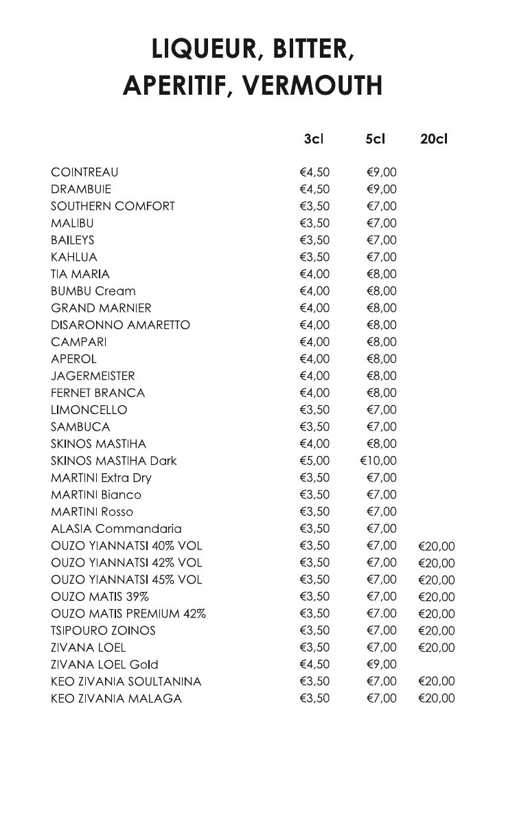 Drinks menu · page 7